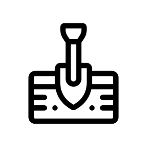   Shovel, Industry, Coal, Mining, Geology icon