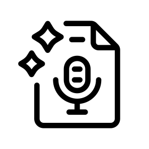   Ai Audio, Digital, Content, Internet, Social Media icon