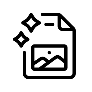   Ai Image, Digital, Content, Internet, Social Media icon