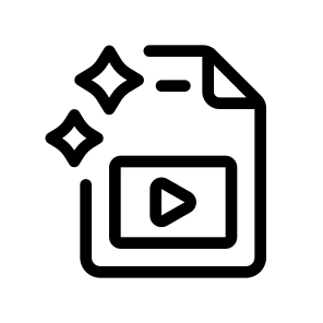   Ai Video, Digital, Content, Internet, Social Media icon