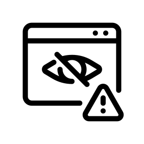   Sensitive Content, Digital, Content, Internet, Social Media icon