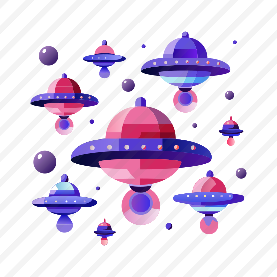 Alien Attack Ufo, Spacecrafts, Cosmic, Extraterrestrial preview