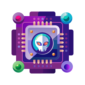 Alien Chip, Microprocessor, Extraterrestrial, Cosmic, Fiction icon