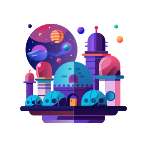 Alien Colonization, Space City, Buildings, Extraterrestrial, Fiction icon