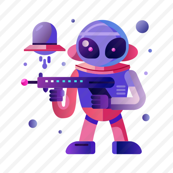 Alien Gun, Weapon, Extraterrestrial, Shooting, Handgun preview