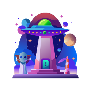 Alien House, Ufo, Architecture, Extraterrestrial, Tower icon