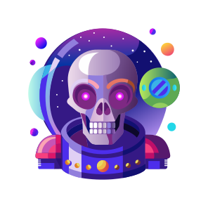 Alien Skull, Head, Creepy, Horror, Extraterrestrial icon