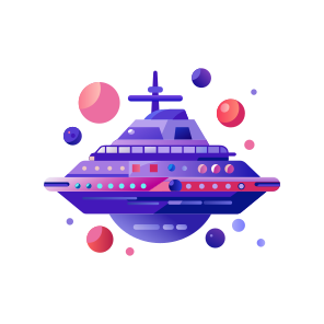 Alien Spaceship, Spacecraft, Transport, Extraterrestrial, Fiction icon