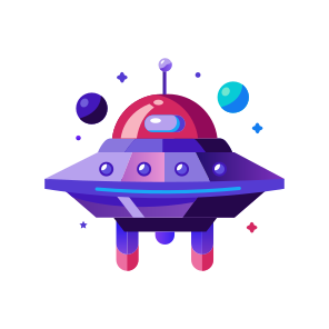 Alien Ufo, Spacecraft, Astronautics, Flying Saucer, Fiction icon