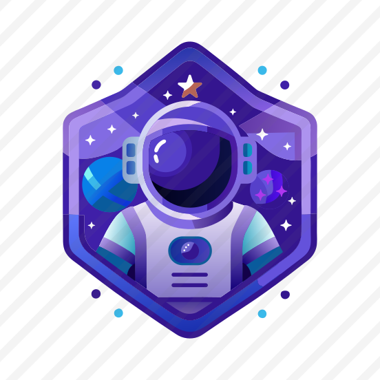 Astronaut Badge, Cosmonaut, Cosmic, Astronautics, Astronomy preview