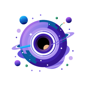 Black Hole, Cosmic, Orbital, Astronomy, Astronautics icon