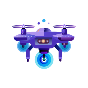 Drone, Quadcopter, Technology, Aircraft, Aerostat icon