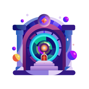Portal Gate, Door, Extraterrestrial, Fiction, Futuristic icon