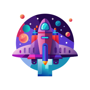 Rocket, Spacecraft, Transport, Travel, Astronautics icon