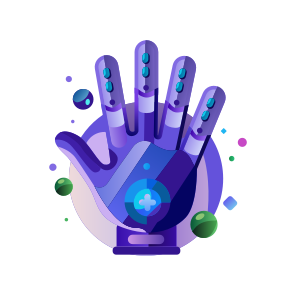 Smart Glove, Mitt, Robotic, Prosthetics, Technology icon