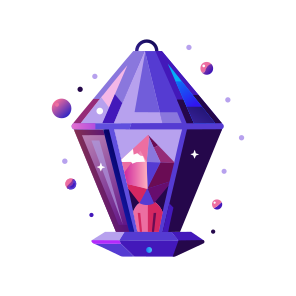 Space Crystals, Gem, Jewel, Cosmic, Ornament icon