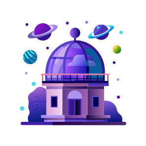 Space Dome, Observatory, Architecture, Astronomy, Fiction icon