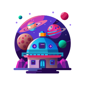 Space Planetarium, Observatory, Architecture, Astronomy, Dome icon
