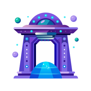 Space Portal, Door, Doorway, Alien Portal icon