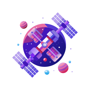 Space Satellite, Spacecraft, Space Station, Transport, Astronomy icon