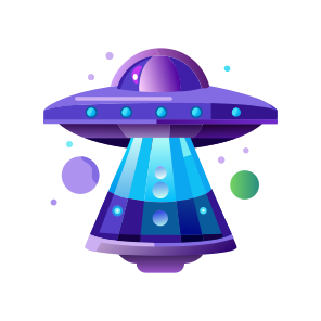 Ufo, Spacecraft, Astronautics, Flying Saucer, Fiction icon