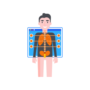 Ai Scanner, Anatomy, Interface, Biotechnology, Sensor icon