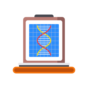 Gene Scanner, Genetics, Sequencing, Interface, Biotechnology icon