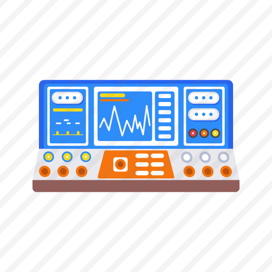 Medical Console, Monitoring, Diagnostic, Interface, Screen preview