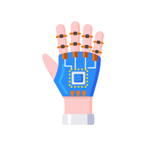 Sensor Glove, Robotics, Wearable, Technology, Rehabilitation icon
