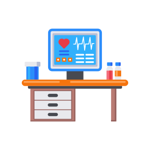 Smart Table, Desk, Computer, Monitor, Technology, icon