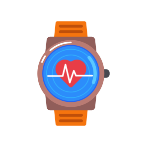 Smartwatch, Sensor, Monitoring, Watch, Healthcare Watch, icon