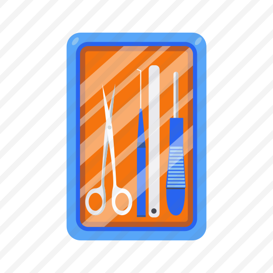 Sterile Tools, Kit, Scissors, Surgical, Medical preview