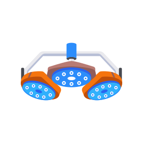 Surgery Lights, Led, Lamp, Operating Room, Medical icon