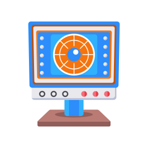 Vision Panel, Monitor, Screen, Interface, Optical Screen, icon