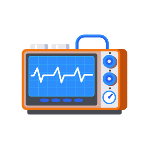 Vitals Recorder, Ekg, Diagnostic, Vital Signs, Healthcare icon