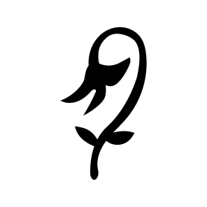 Tilted Flower, Floral, Nature, Plant, Blooming icon