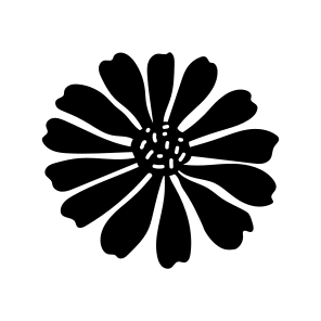 Zinnia Flower, Floral, Botanical, Nature, Blooming icon