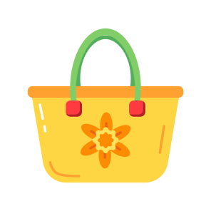 Beach Bag, Carryall, Handbag, Tote Bag, Apparel, icon