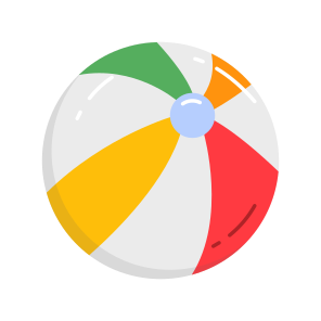 Beach Ball, Plaything, Sport, Leisure, Recreation icon
