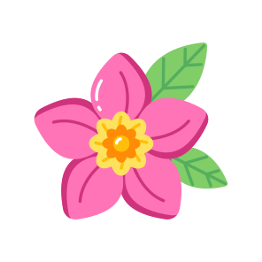 Blooming Plumeria, Flower, Blossom, Tropical, Floral icon