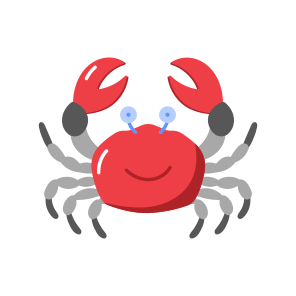 Crab, Crustacean, Aquatic, Creature, Nature icon