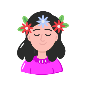 Floral Headdress, Fashion, Girl, Headwear, Apparel, icon