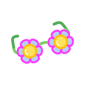 Flower Glasses, Googles, Eyewear, Fashion, Accessory icon