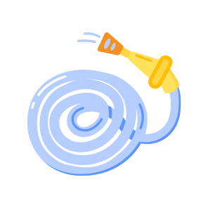 Garden Hose, Nozzle, Pipe, Water Spray, Equipment icon