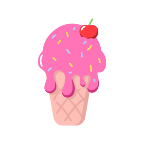 Ice Cone, Confectionery, Sweet, Dessert, Food icon