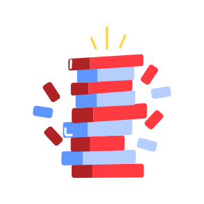 Jenga Game, Stacks, Plaything, Leisure, Recreation icon