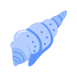 Ocean Shell, Conch, Seashell, Aquatic, Souvenir icon