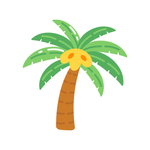 Palm Tree, Tropical, Island, Beach, Tropical icon
