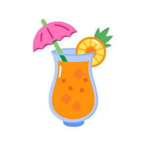 Pinacolada, Juice, Beverage, Drink, Refreshment icon
