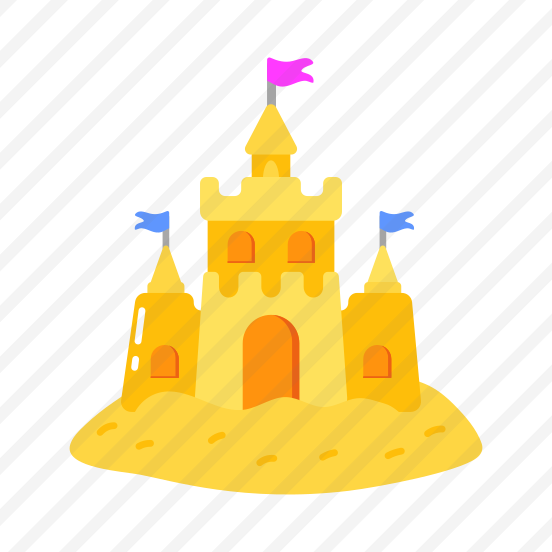 Sand Castle, Sculpture, Structure, Recreation, Beach, preview